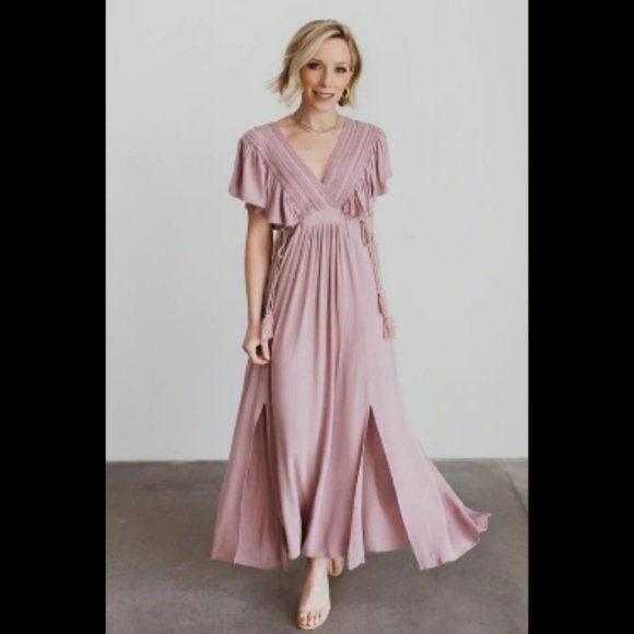 Baltic Born Mauve Maxi Dress - Picture 3 of 10